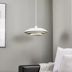 Dyberg Larsen DL45 hængelampe metal hvid