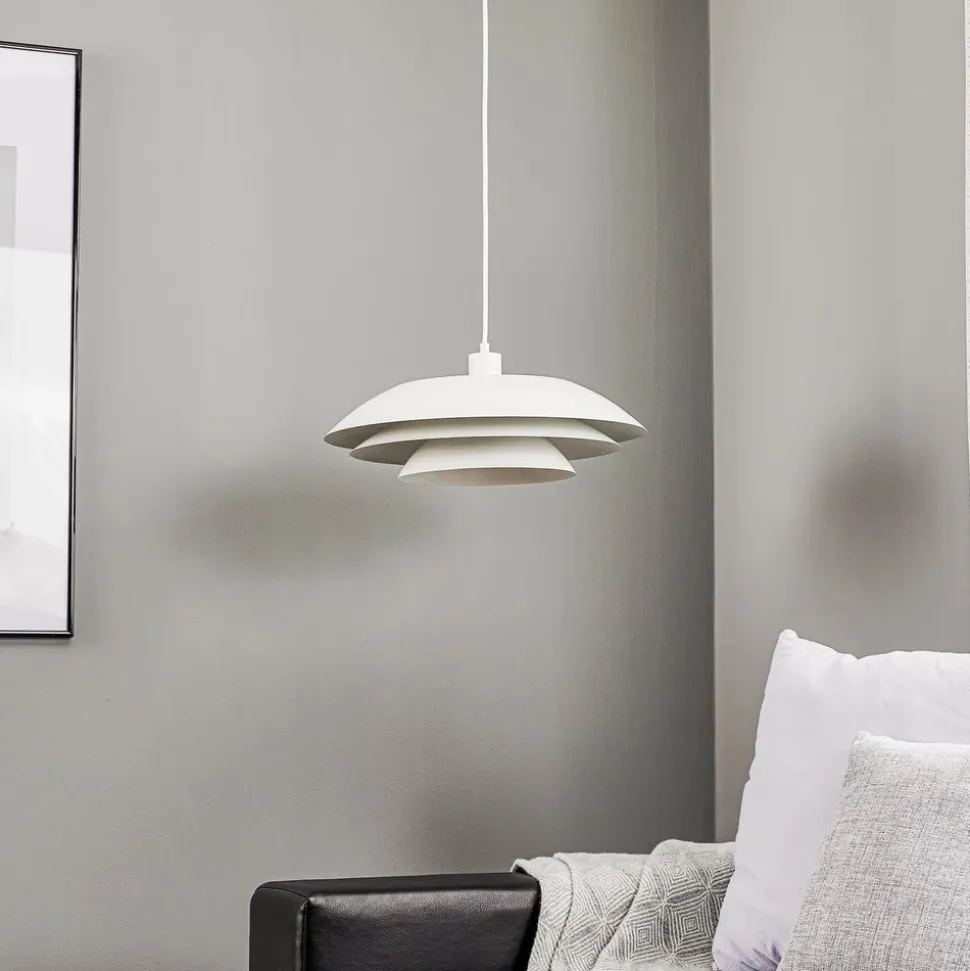 Dyberg Larsen DL45 hængelampe metal hvid