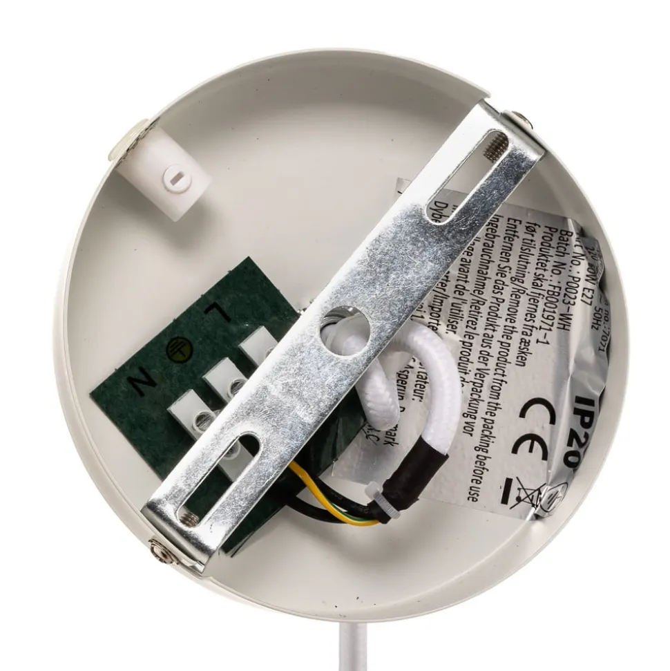 Dyberg Larsen DL45 hængelampe metal hvid