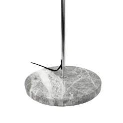 Dyberg Larsen Gulvlampe Stockholm, højde 143 cm metal/marmor