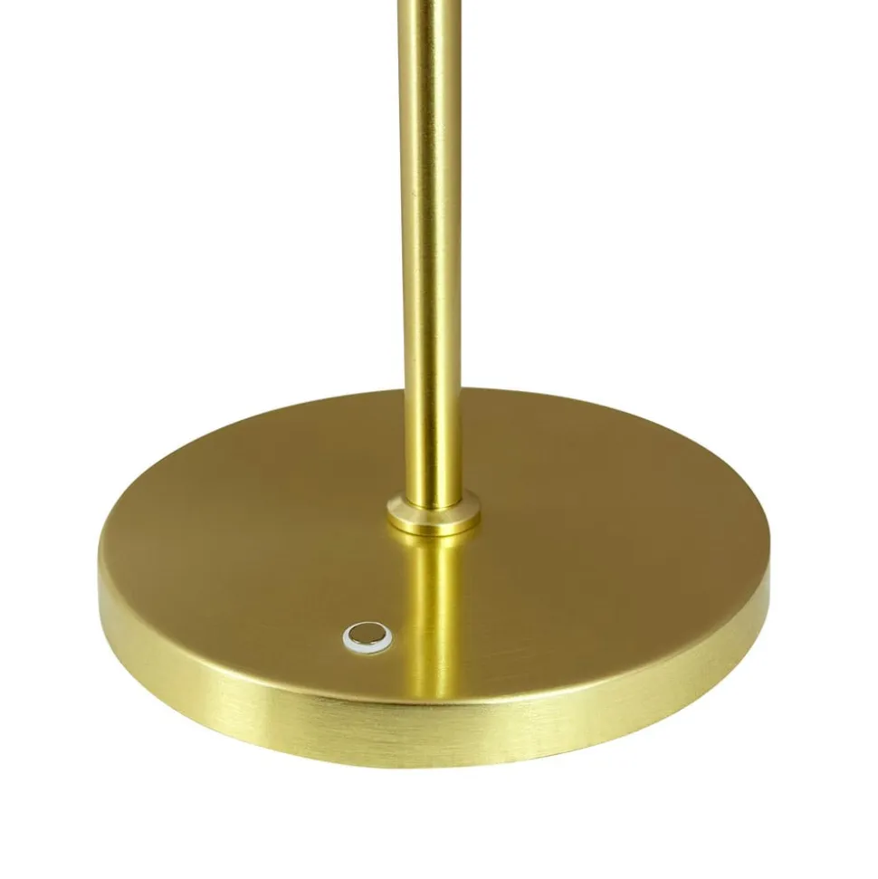 Dyberg Larsen LED-bordlampe DL20, højde 30 cm, glas