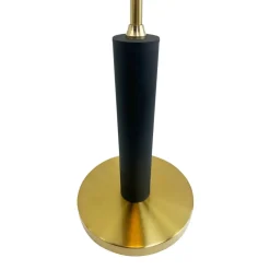 Dyberg Larsen LED-gulvlampe Yoyo, sort, højde 125 cm