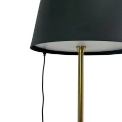 Dyberg Larsen LED-gulvlampe Yoyo, sort, højde 125 cm