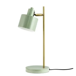Dyberg Larsen Ocean bordlampe, oliven, højde 43 cm, metal
