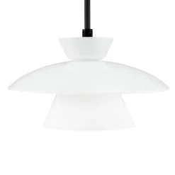 Dyberg Larsen Valby pendellampe i glas, Ø 20cm