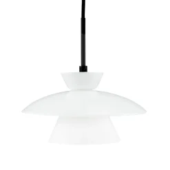 Dyberg Larsen Valby pendellampe i glas, Ø 20cm