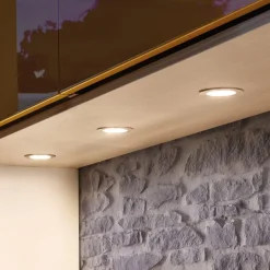 Dynamic FR 55 LED-møbelindbygningslampe, 3 stk.