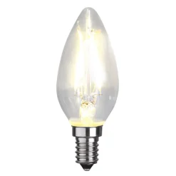 E14 B35 LED-kertepære 2 W 2.700 K filament 250lm