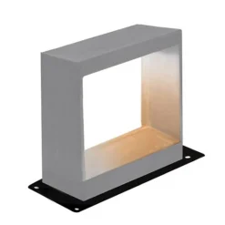 E190 LED-sokkellampe af beton, højde 35 cm