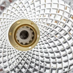 EBB & FLOW Rowan hængelampe, guld Ø 15,5cm