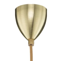 EBB & FLOW Rowan hængelampe, guld Ø 15,5cm