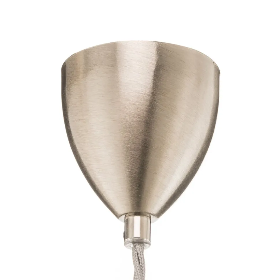 EBB & FLOW Rowan hængelampe blå-sølv Ø 28cm