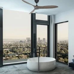 Eco Airscrew loftventilator, 152 cm, sort