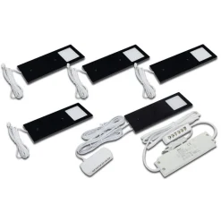 Eco-Pad F LED-underskabsbelysning, 5, 4.000 K sort