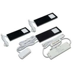 Eco-Pad F LED-underskabsbelysning, 3, 4.000 K sort