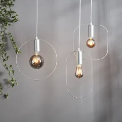 Edison Plain Smoke E27 A60 LED-pære, 2 W, 2.100 K