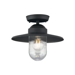 Edward udendørs loftlampe, antracit, Ø 27,5 cm, aluminium