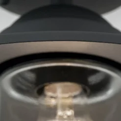 Edward udendørs loftlampe, antracit, Ø 27,5 cm, aluminium