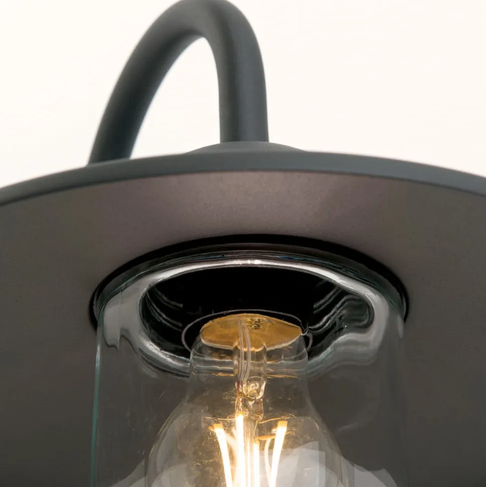 Edward udendørs væglampe i vintagestil antracit