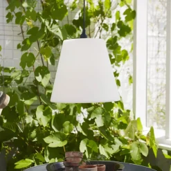 E27-fatning med Ute-kabel, 5 m, sort