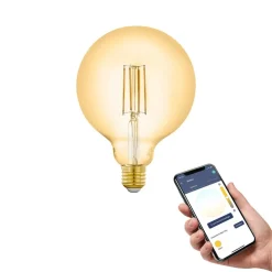 EGLO connect E27 G125 Globe 6W 650 Lumen 2200K