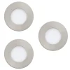 EGLO connect Fueva-C LED indbygningsspot 8,6 cm, sæt med 3 stk