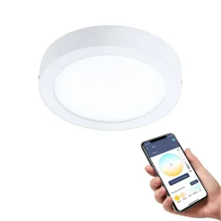 EGLO connect Fueva-Z loftslampe, Ø 21cm hvid