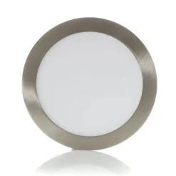 EGLO connect LED indbygningslampe Fueva-C, Ø 22,5 cm, nikkel