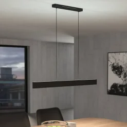 EGLO connect LED-hængelampe Andreas-Z, sort, stål