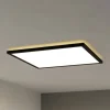 EGLO connect LED-loftlampe Rovito-Z, sort, 50 x 50 cm