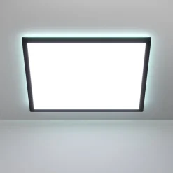 EGLO connect LED-loftlampe Rovito-Z, sort, 50 x 50 cm