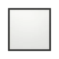 EGLO connect LED-loftlampe Rovito-Z, sort, 50 x 50 cm