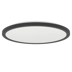 EGLO connect LED-loftlampe Rovito-Z, sort, Ø 39 cm