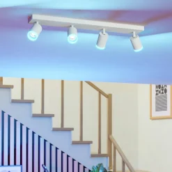 EGLO connect Smart LED-spot Melitello-Z, 4 lyskilder, hvid