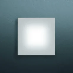 Ekstra flad SOLE LED-væglampe, 12 cm