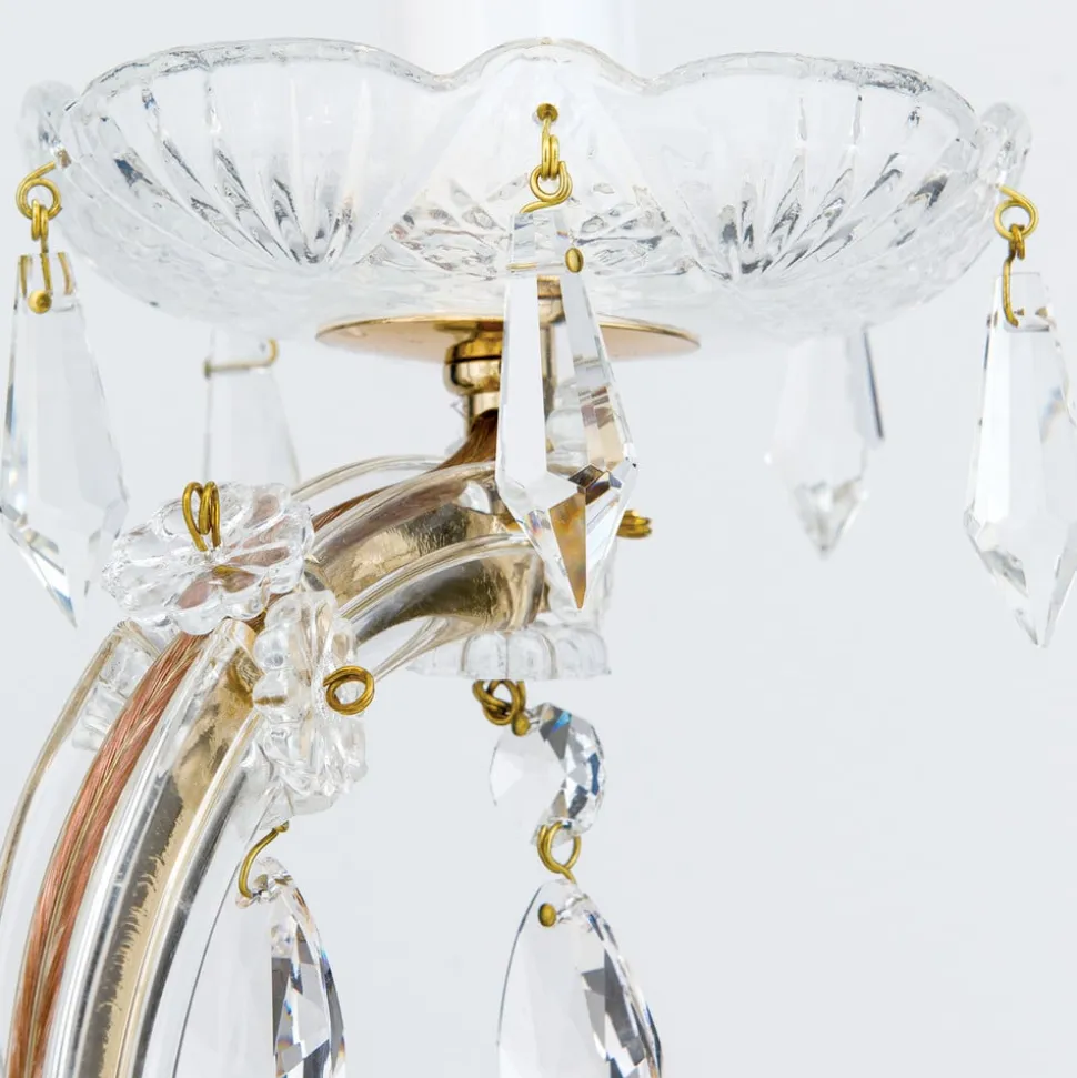 Elegant TJURA bordlampe med krystaller