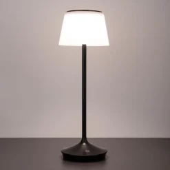 Emmi LED-bordlampe, solcelle, CCT, opladelig, sort