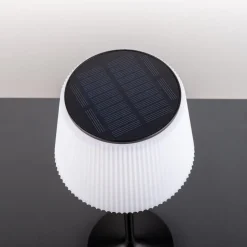 Emmi LED-bordlampe, solcelle, CCT, opladelig, sort