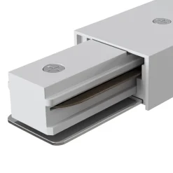 Endeindføringsskinne, 1-fase skinne, hvid