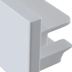 Endekappe Track, 1-faset skinne, hvid