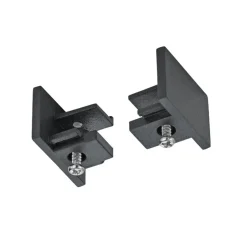 Endekapper til 2-fase skinne DUOline, sort