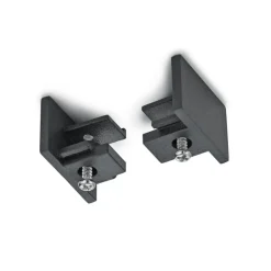 Endekapper til 2-fase skinne DUOline, sort