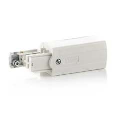 Endetilslutning venstre til Noa strømskinne, hvid