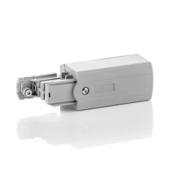 Endetilslutning venstre til Noa strømskinne, grå