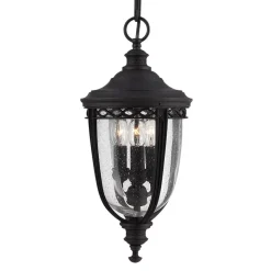 English Bridle hængelampe til udendørs brug, sort