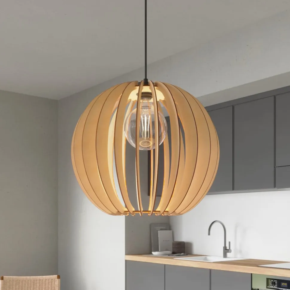 Envostar Clay hængelampe birkeplywood Ø 40 cm