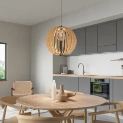 Envostar Clay hængelampe birkeplywood Ø 40 cm