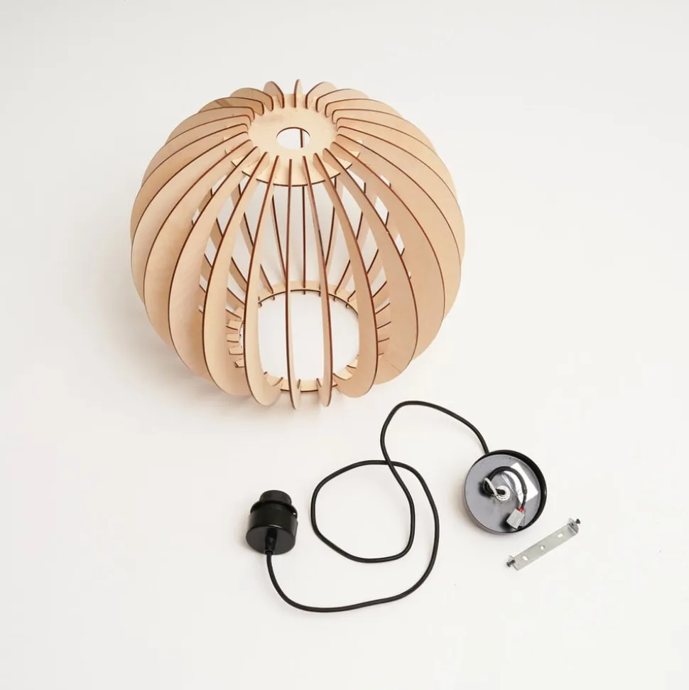 Envostar Clay hængelampe birkeplywood Ø 40 cm