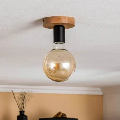 Envostar Esan loftlampe i bøgetræ 1 lyskilde