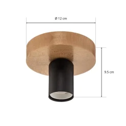 Envostar Esan loftlampe i bøgetræ 1 lyskilde